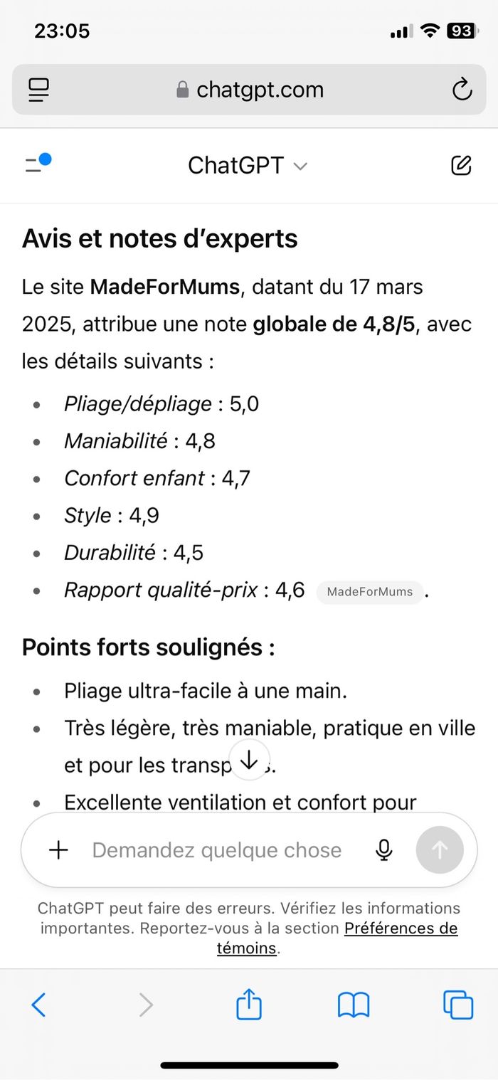 Poussette Grise modèle YOYO, LeclercBaby Influencer AIR, 150 euros au lieu de 489 euros (Neuf dans le carton) - photo numéro 9