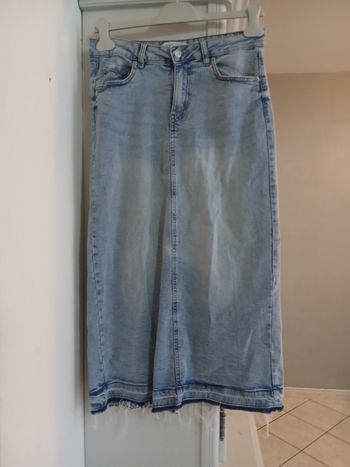 Jupe longue jeans 