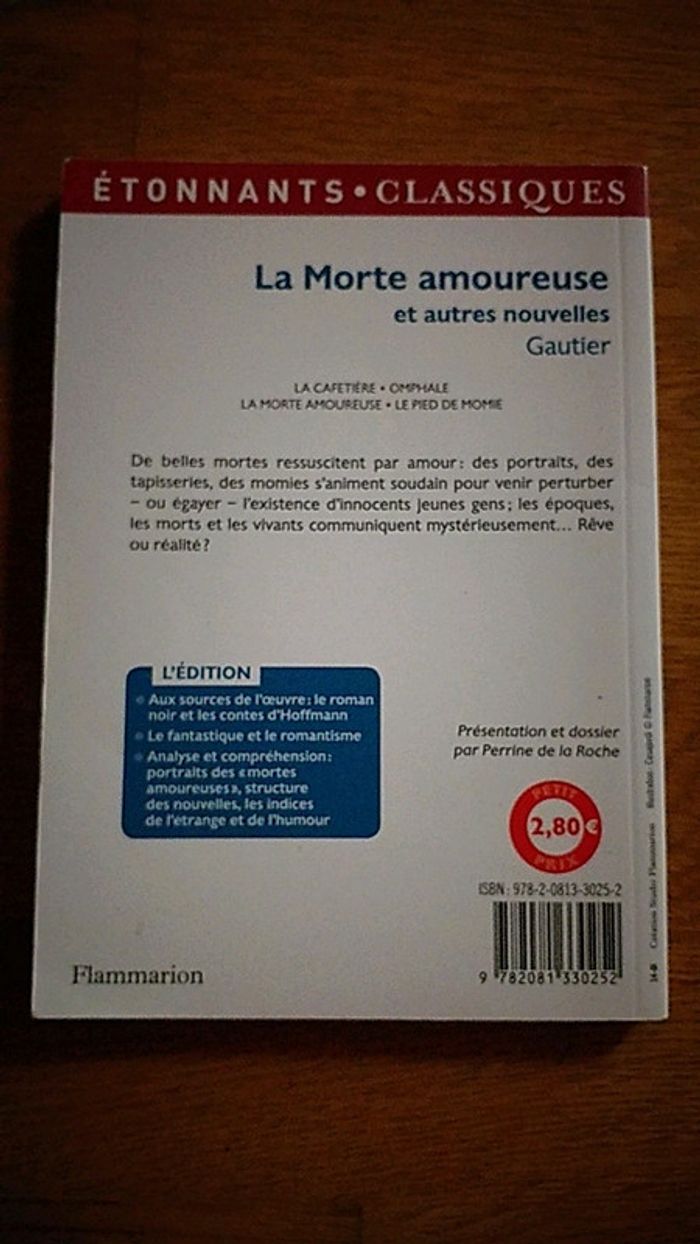 La morte amoureuse Gautier - photo numéro 2