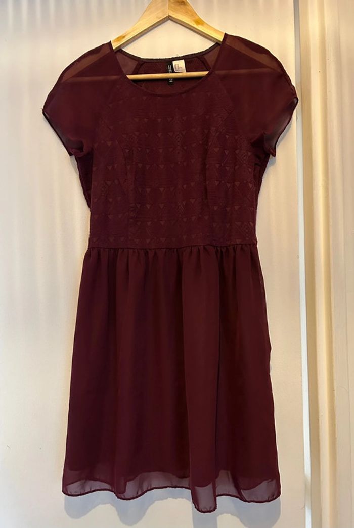 Robe rose/violet taille 40 H&M