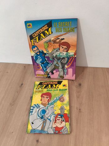 Lot livre capitaine Flam vintage