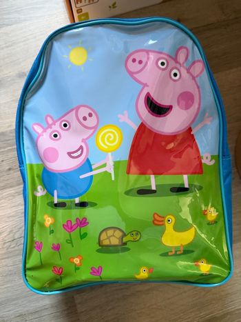 Sac peppa pig + briques 