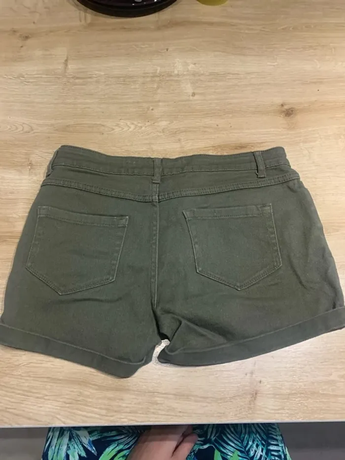 Short en jean Kaki Denim Co - Taille 34 - photo numéro 3