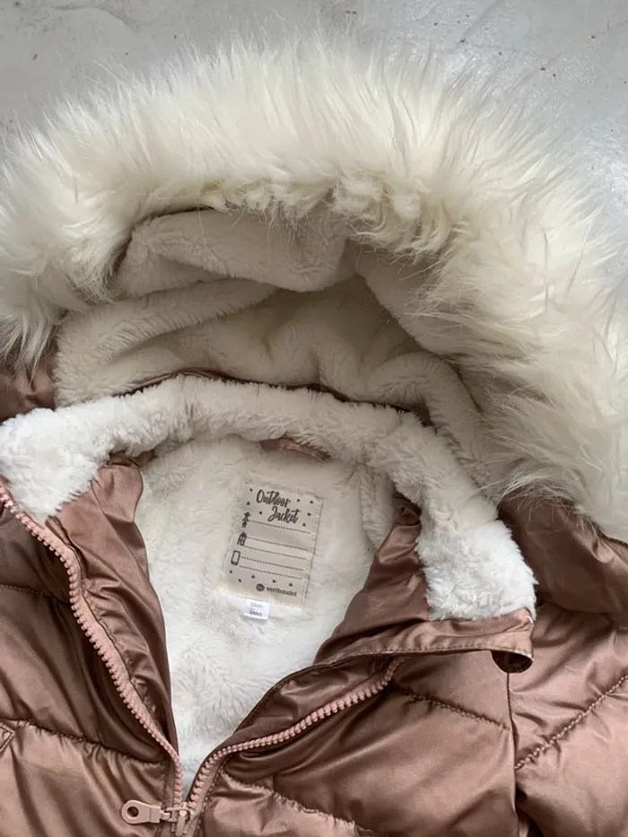 Blouson doudoune vertbaudet 2ans 86cm - photo numéro 3