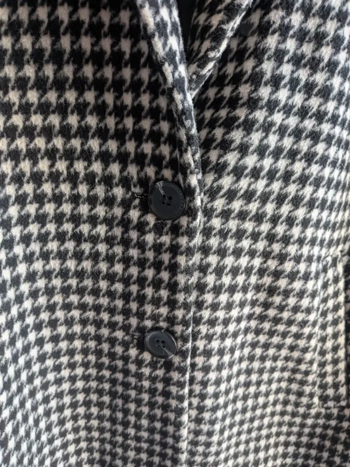 Manteau pied de poule neuf - photo numéro 3