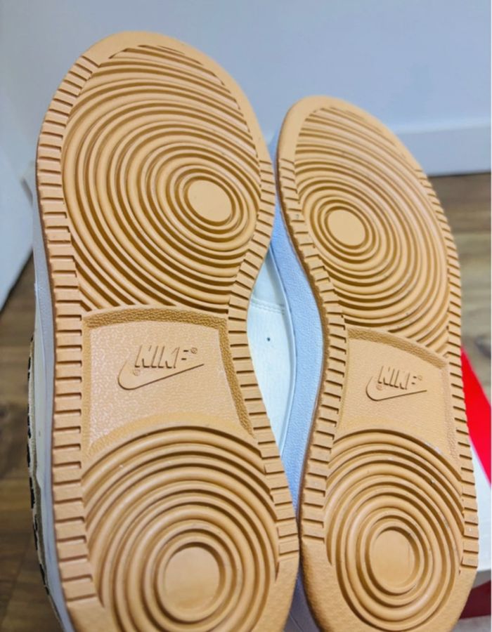 Nike Court Vision Leopard White Leather Taille 38.5 - photo numéro 6