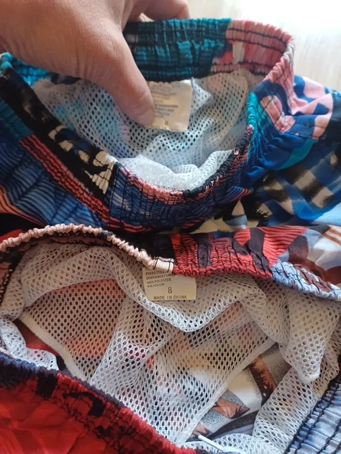 Lot 2 shorts de plage à motifs 8 ans - photo numéro 5