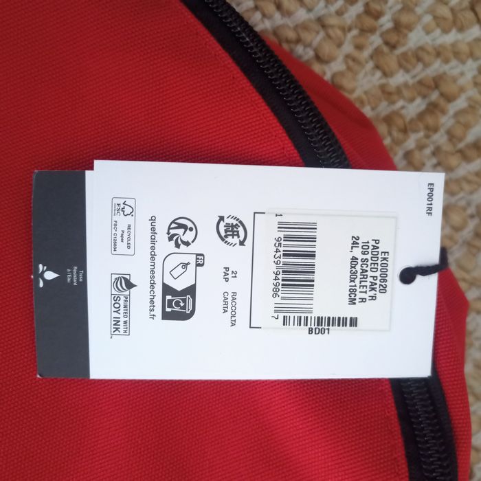 Sac à dos Eastpak 24 Litres/rouge - photo numéro 3