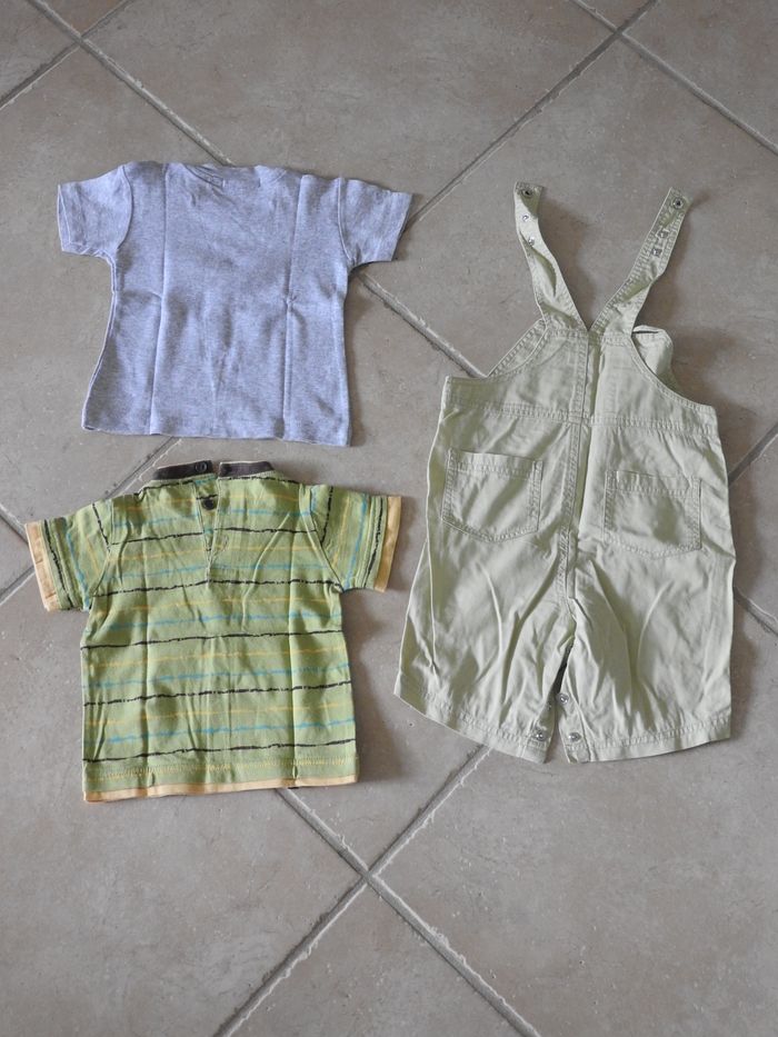 Lot de 3 vêtements été garçon 12 mois - photo numéro 2