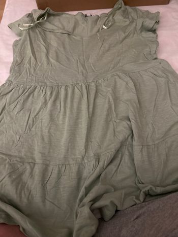 Robe d’été courte col en V 