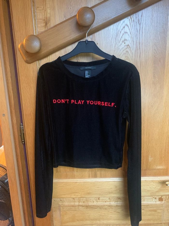 Lot 2 hauts manches longues Forever 21, taille S - photo numéro 2