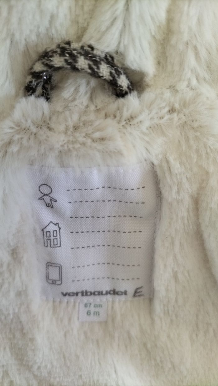 Blouson gris Vertbaudet 6 mois - photo numéro 5