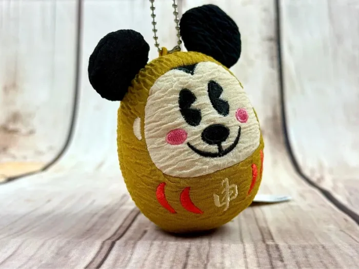 Peluche Disney Mickey Daruma Tokyo Disneyland import Japon