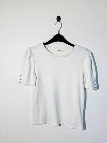 Pull manches courtes Gemo, détails boutons taille M