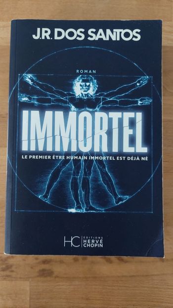 Roman Grand Format Immortel - J.R Dos Santos - très bon état