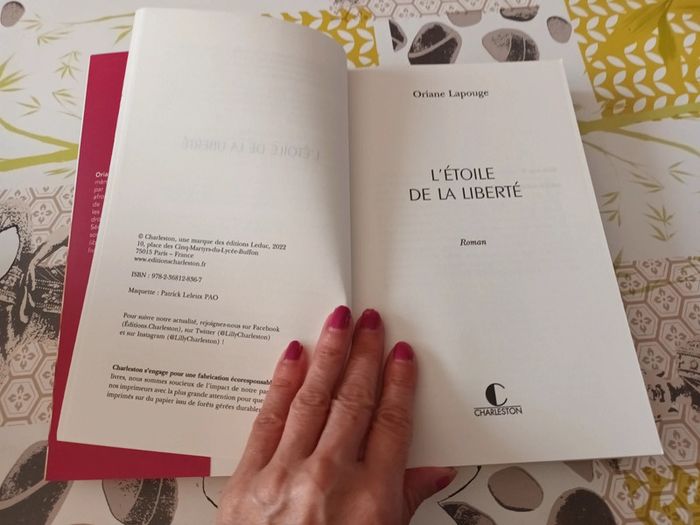 Livre : L'étoile de la liberté de Oriane Lapouge - photo numéro 7