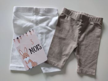 Lot de 2 pantacourts taille 3 mois