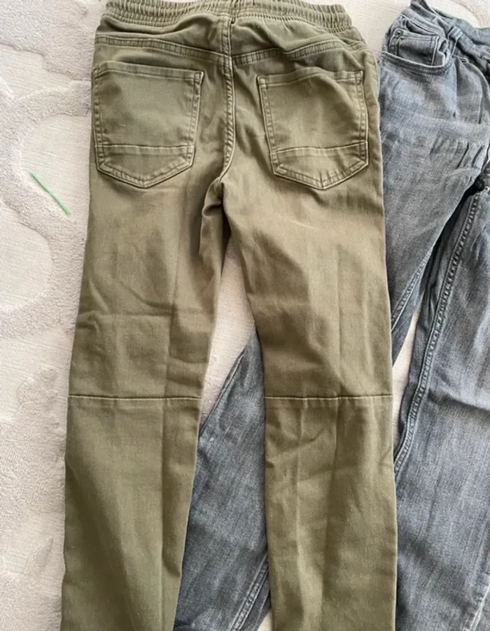 Lot de 8 pantalon 9 10 ans en très bon état - photo numéro 11
