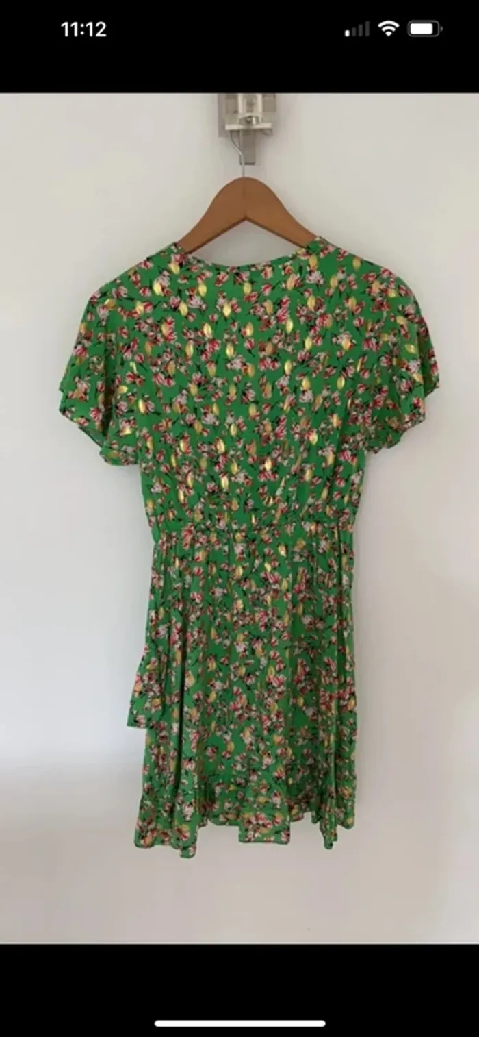 Robe courte cache cœur motif fleuris « Pep’s » - photo numéro 2