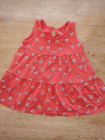 Robe été fille fleurie 3/6 mois excellent état