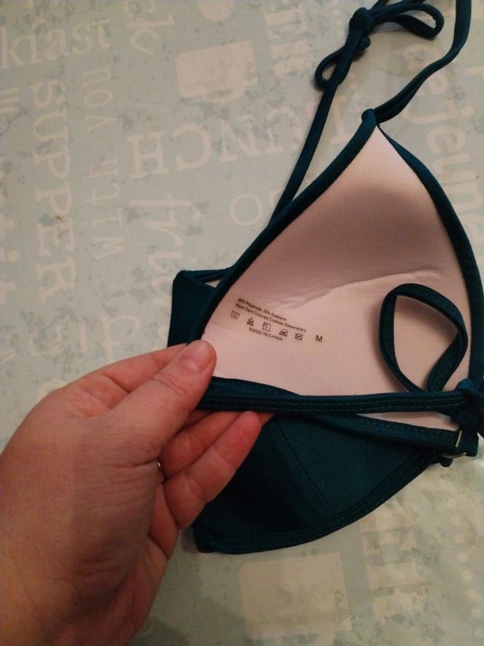 Haut de maillot de bain taille m - photo numéro 2