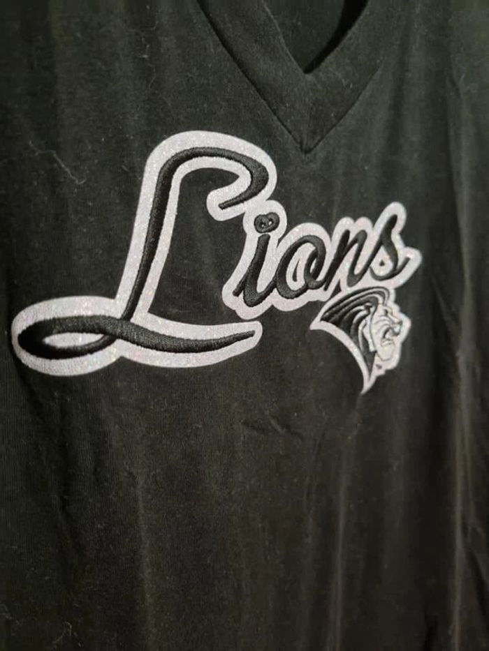T-shirt noir à mot imprimé - photo numéro 4