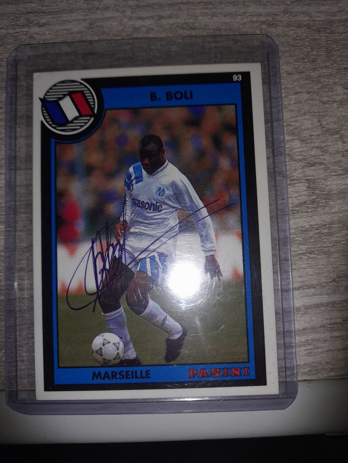 Panini unfp avec autographe de basile boli - photo numéro 2