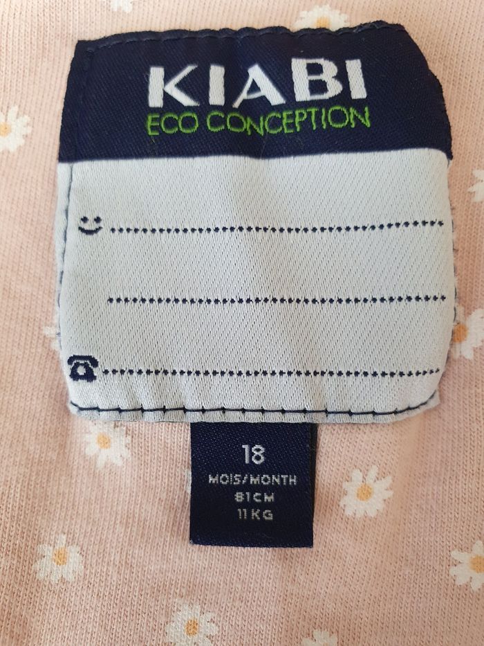 Manteau mi saison  18 mois kiabi rose poudré - photo numéro 3