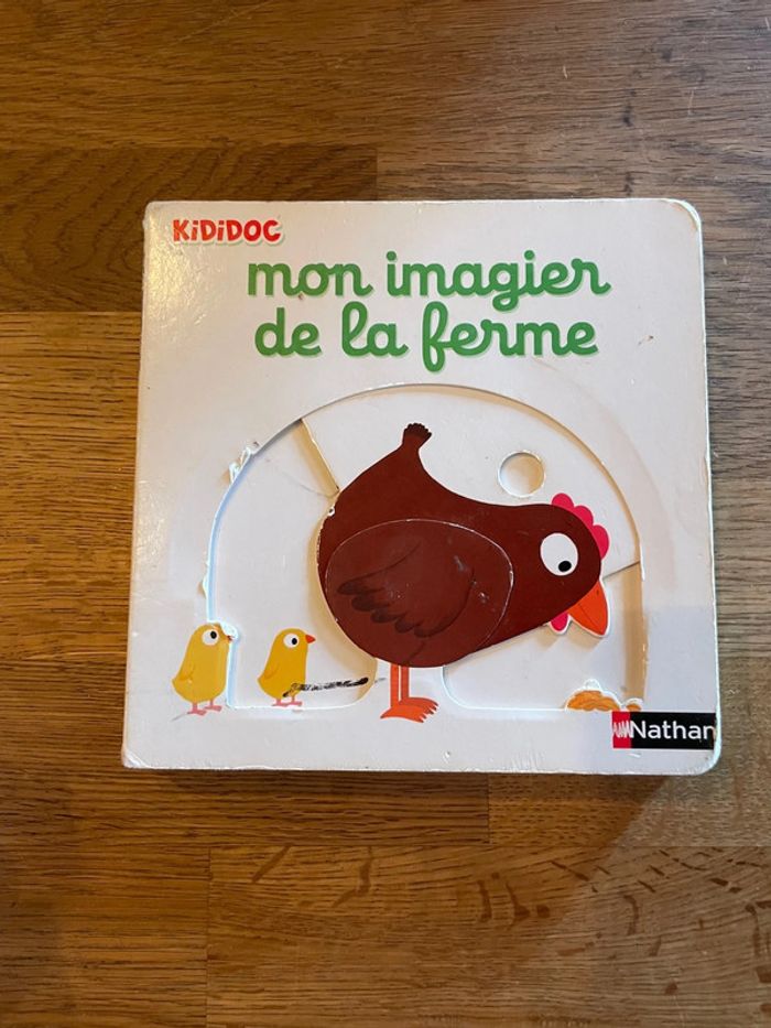Livre Kididoc Mon imagier de la ferme
