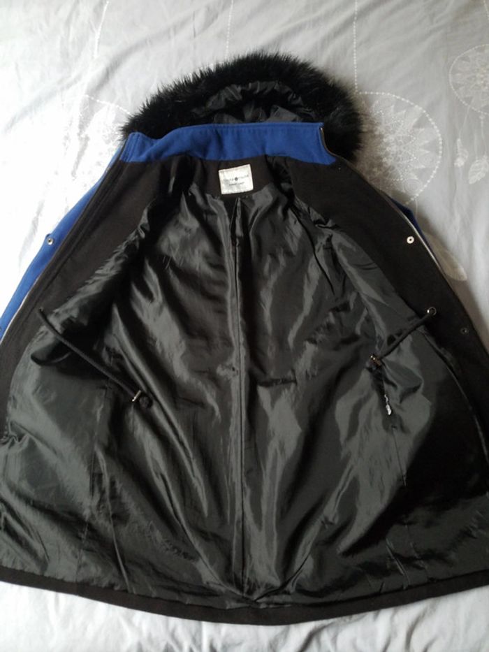 Manteau bleu/noir Cache Cache - photo numéro 5