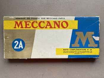 Boîte Meccano complémentaire 2A vide
