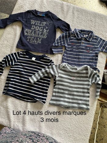3 mois Lot 4 hauts