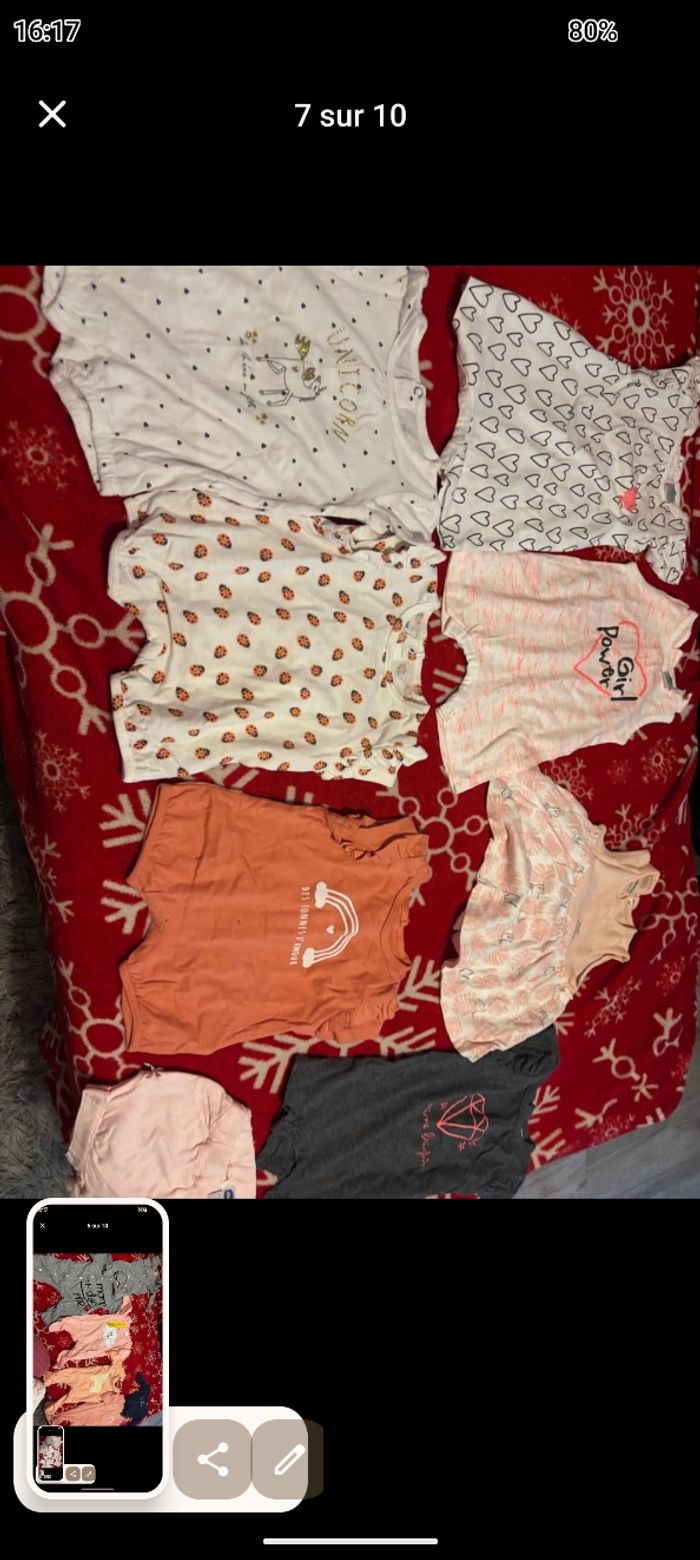 Lot vêtements bb fille - photo numéro 7