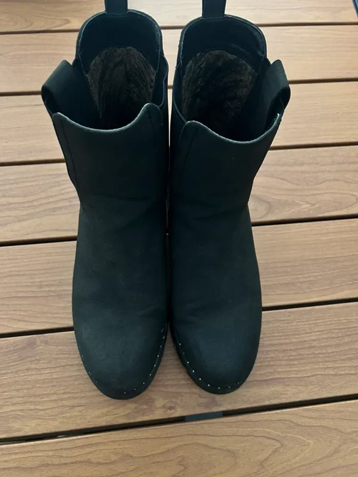 Bottines femme gris anthracite taille 40 - photo numéro 3