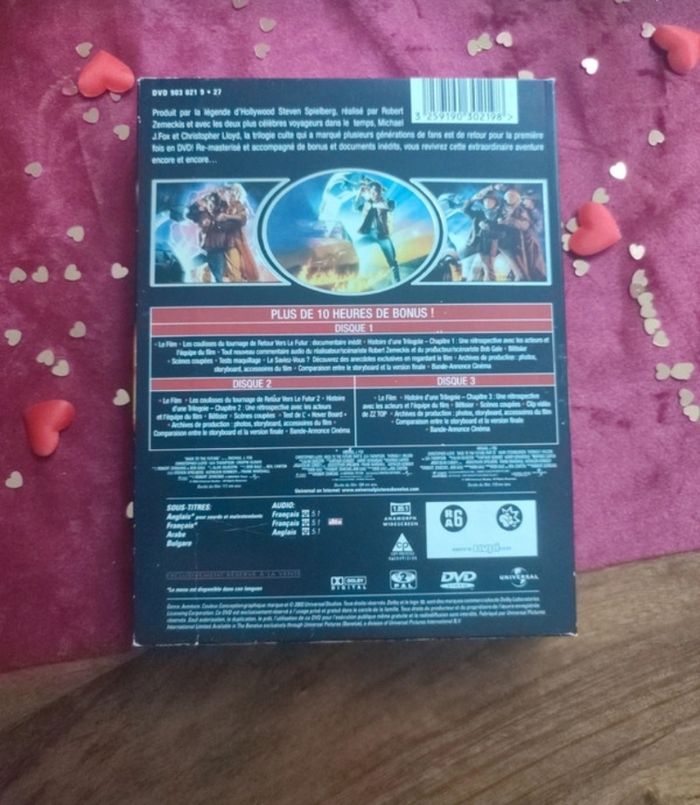 Coffret Trilogie retour vers le futur blu-ray. - photo numéro 2