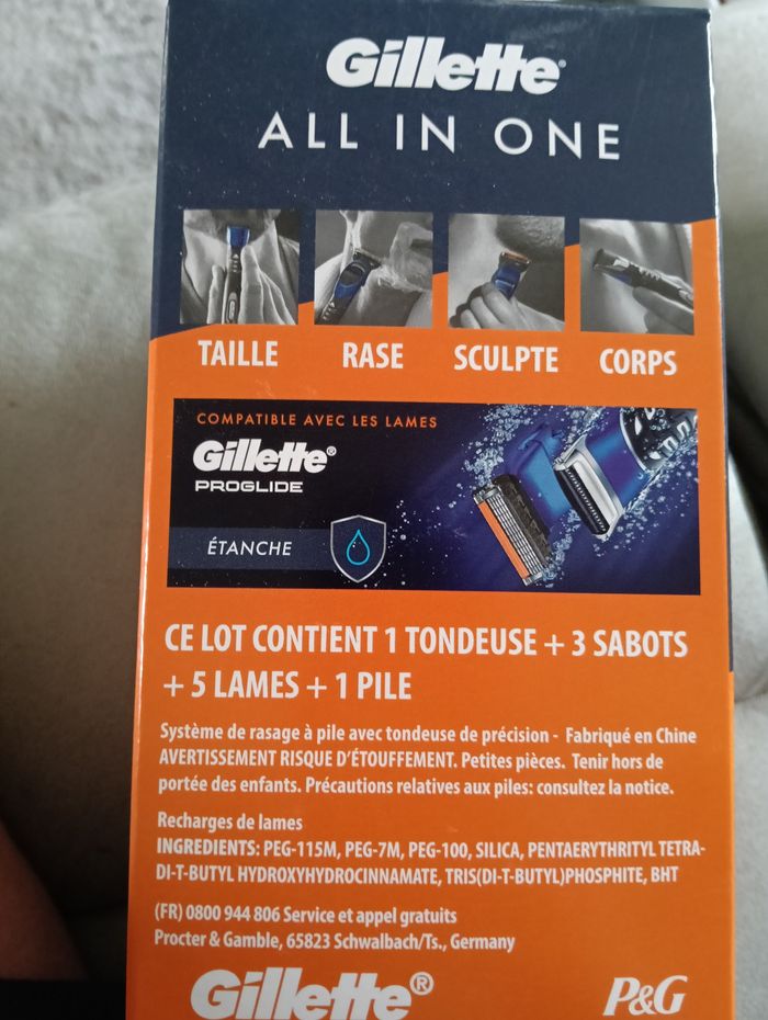 Tondeuse électrique Gilette tout en 1 neuve - photo numéro 3