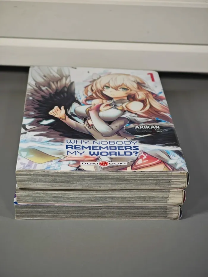 Lot Manga Why Nobody Remembers my World ? 1 à 3 VF - photo numéro 4