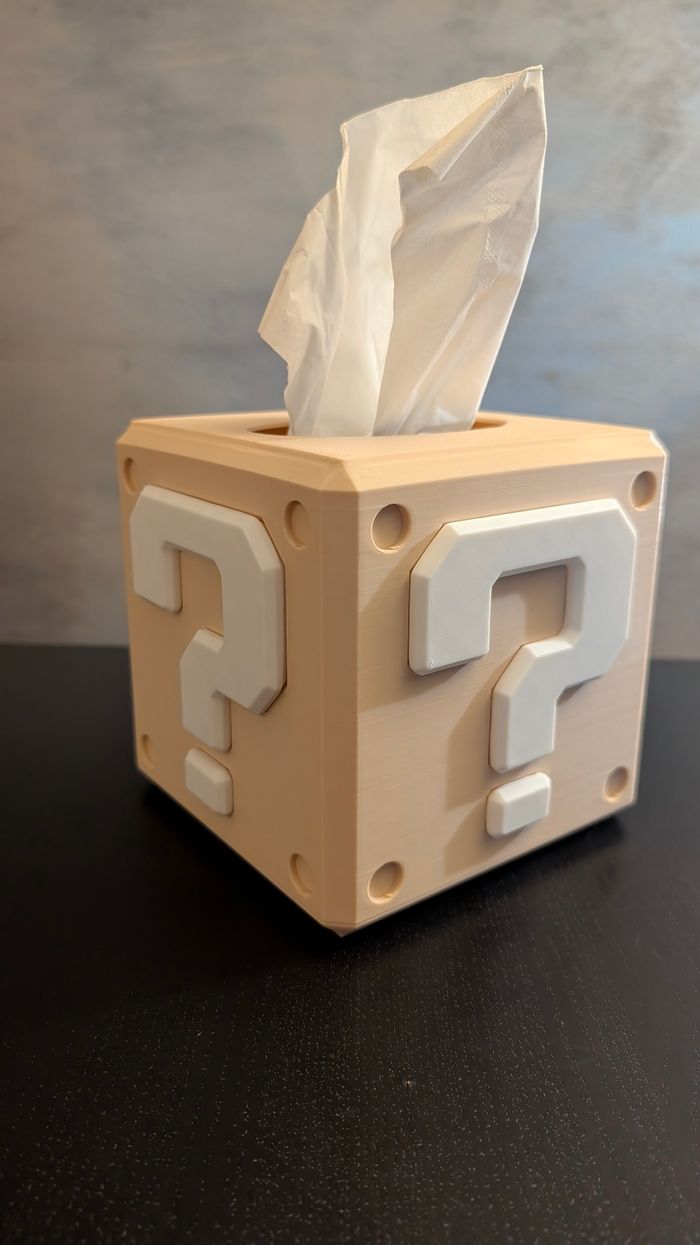 Boîte à mouchoir bloc 3D - photo numéro 2