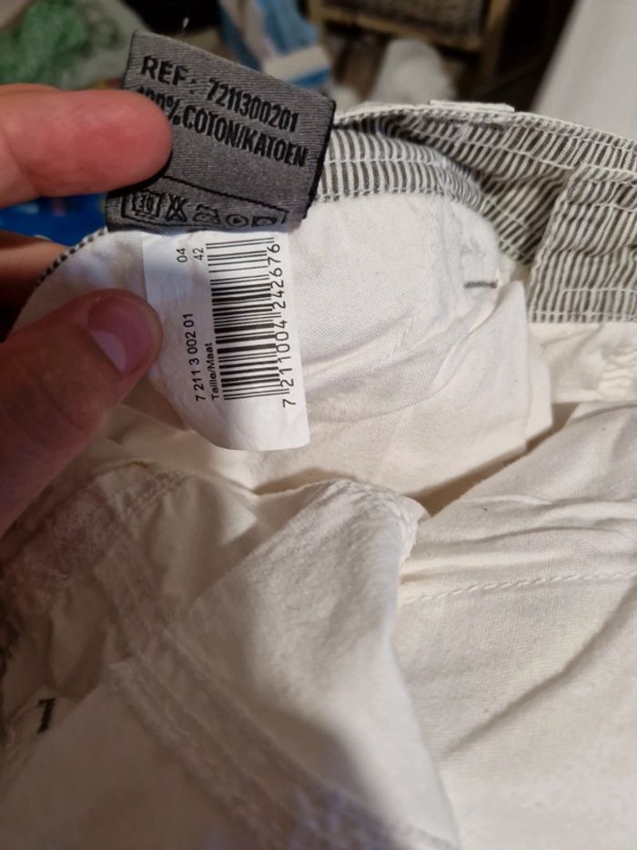 Pantalon blanc - photo numéro 5