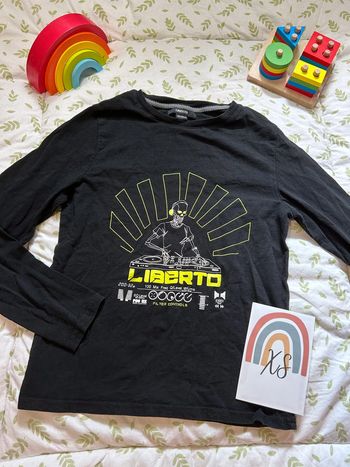 teeshirt manches longues noir taille XS liberto