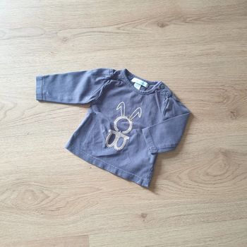 🩷 Tee-shirt ML mois Obaïbi #emyfleury_1moisfille