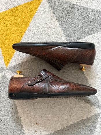 Mocassins en cuir marron Geox Taille 42