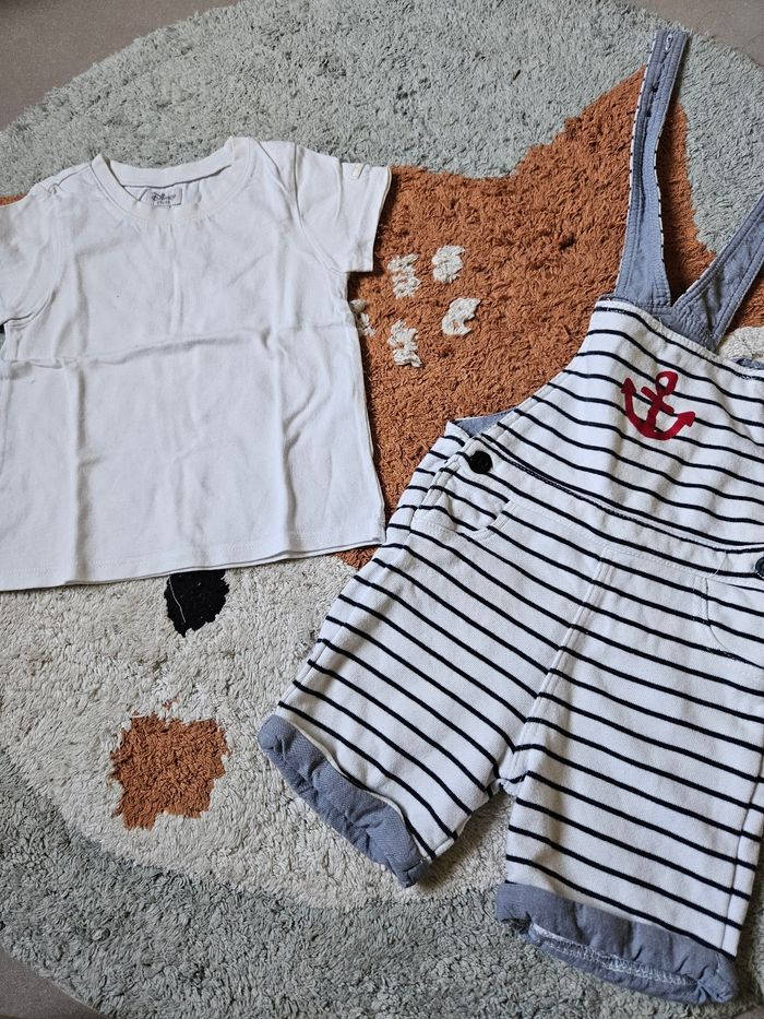 Ensemble salopette- 24 mois