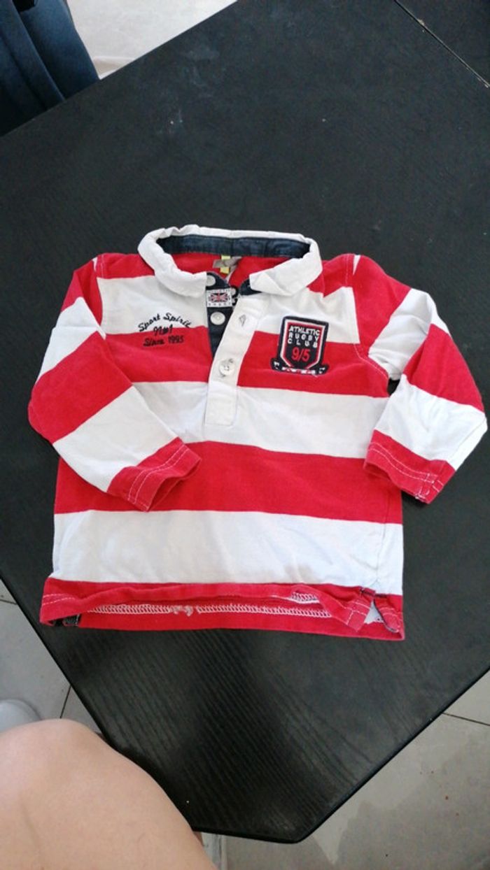 Polo manches longues orchestra 12 mois