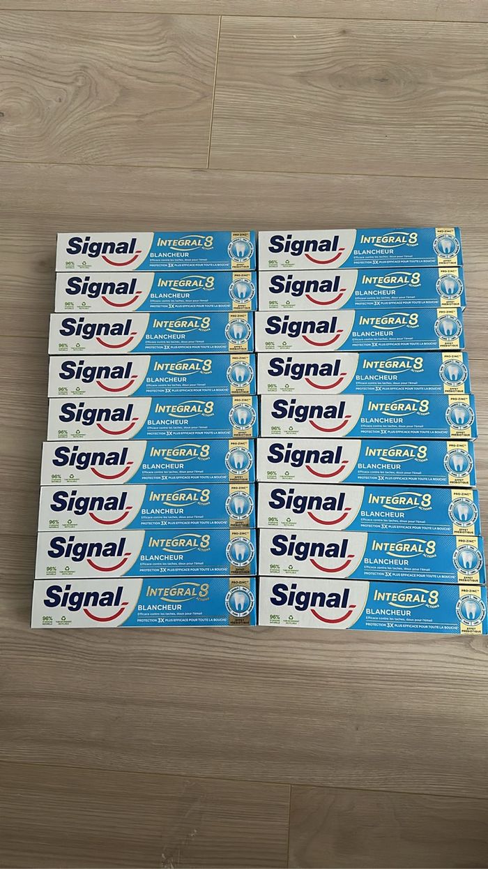 Dentifrice signal blancheur
