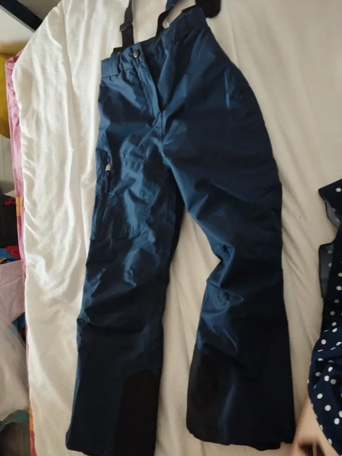 Pantalon ski bleu