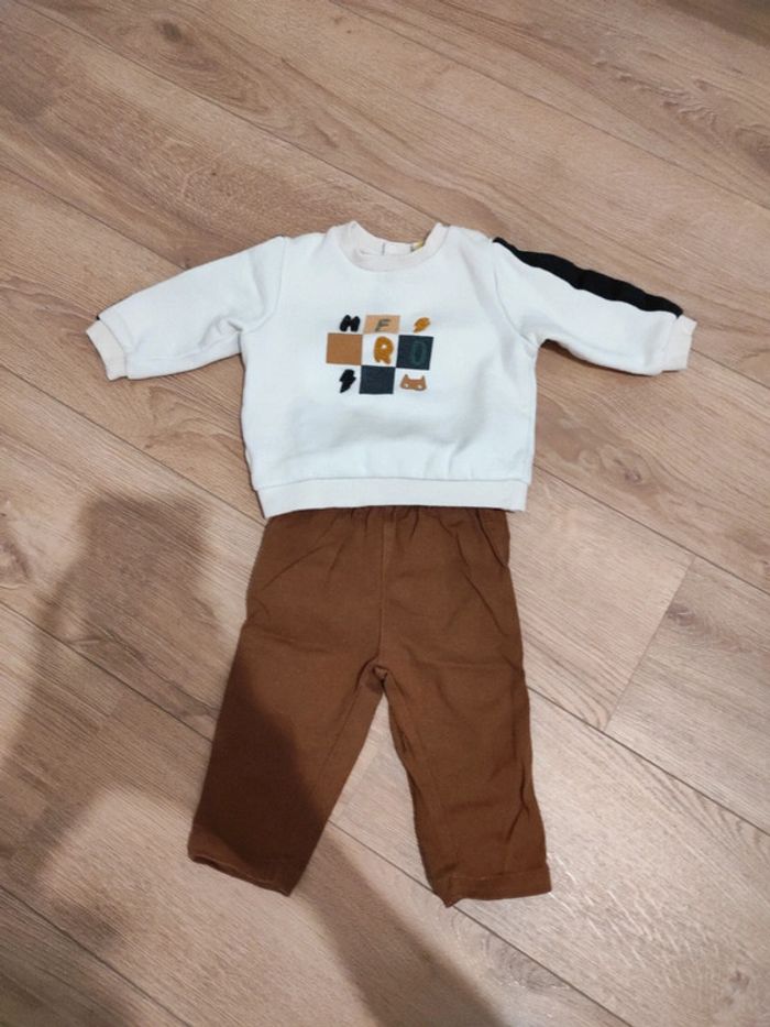 Ensemble Sweat+pantalon garçon 6 mois Tape à l'oeil
