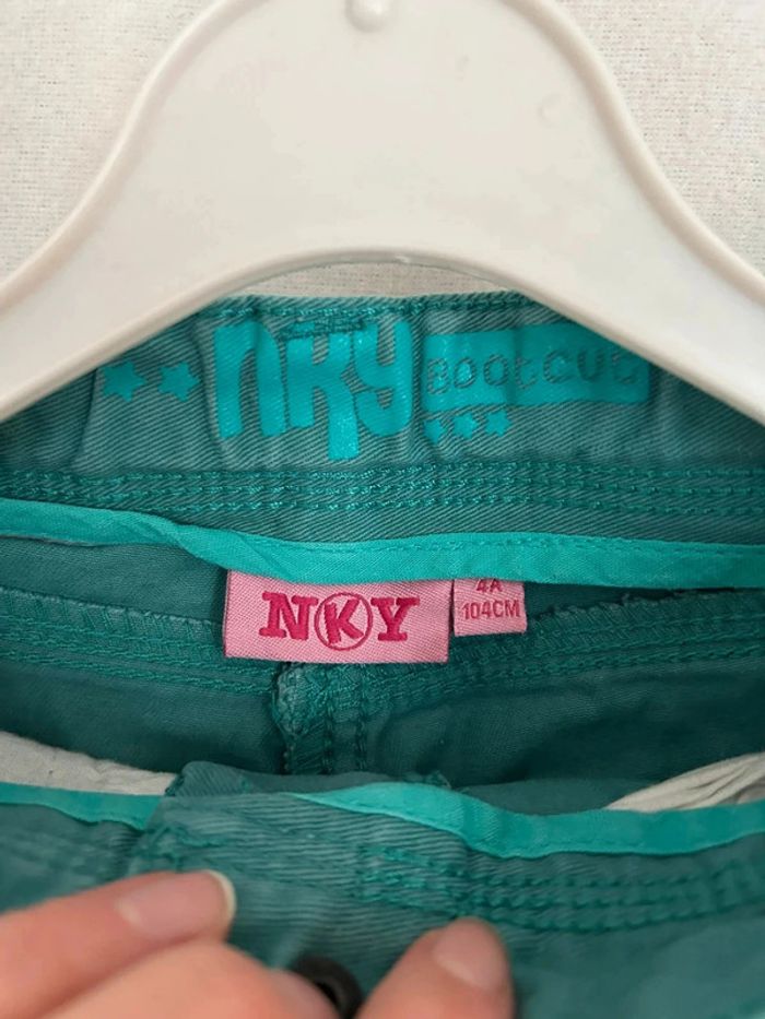Pantalon bleu/ vert - photo numéro 2