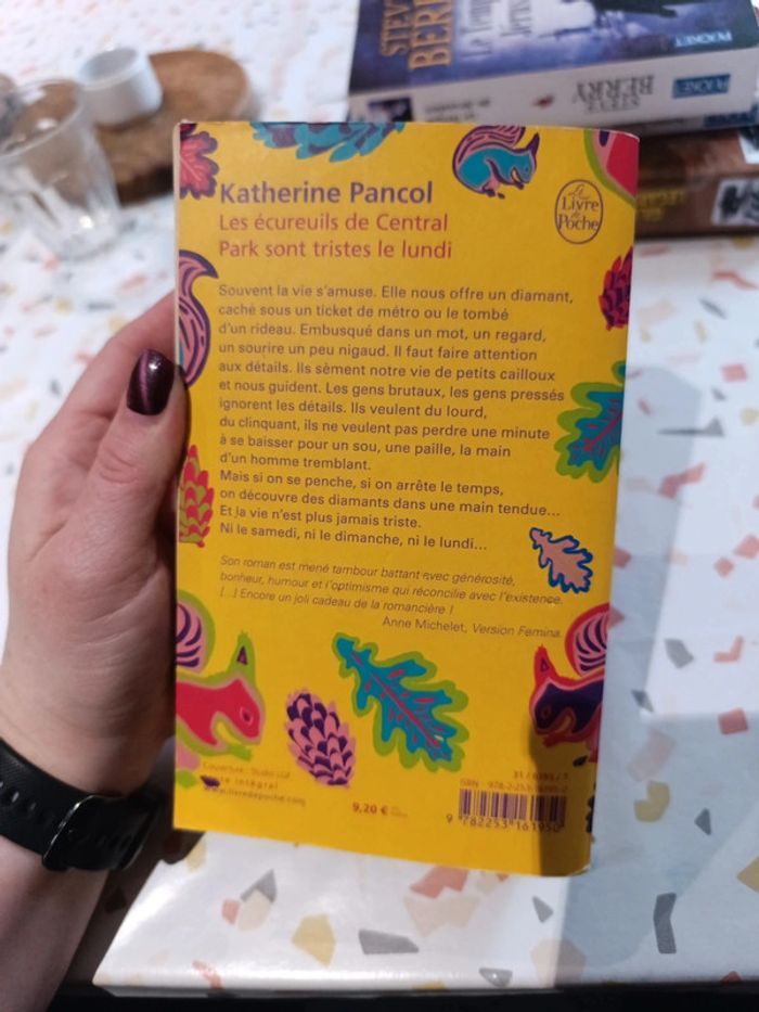 Les écureuils de central Park sont tristes le lundi, de Catherine pancol - photo numéro 2