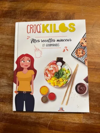 Livre CroqKilos, mes recettes, minceur et gourmande